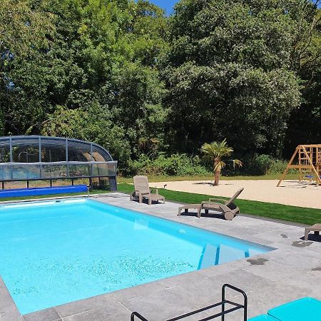 Gites De Maner Ster - Le Frene Piscine Ou Le Chene Piscine Et Spa Privatif Cléden-Poher Dış mekan fotoğraf